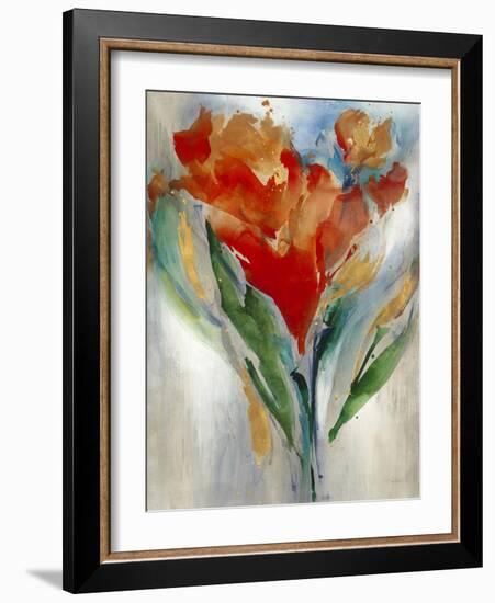 Wild Flower Bouquet-Leah Rei-Framed Art Print