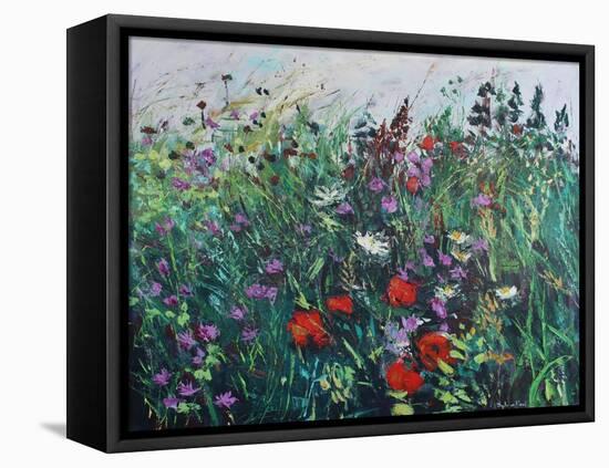 Wild Flower Meadow-Sylvia Paul-Framed Premier Image Canvas