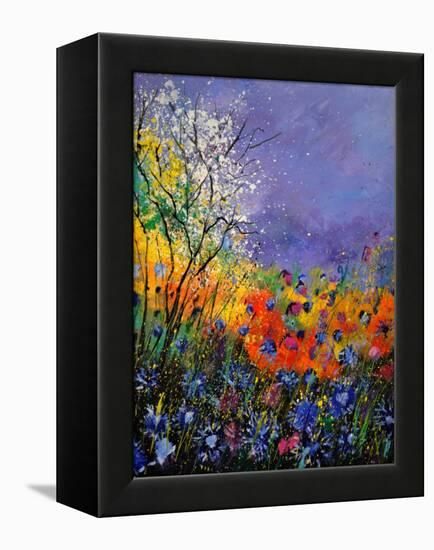 Wild Flowers 454120-Pol Ledent-Framed Stretched Canvas