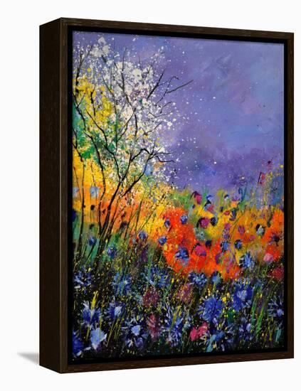 Wild Flowers 454120-Pol Ledent-Framed Stretched Canvas