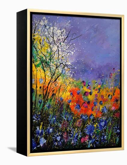 Wild Flowers 454120-Pol Ledent-Framed Stretched Canvas