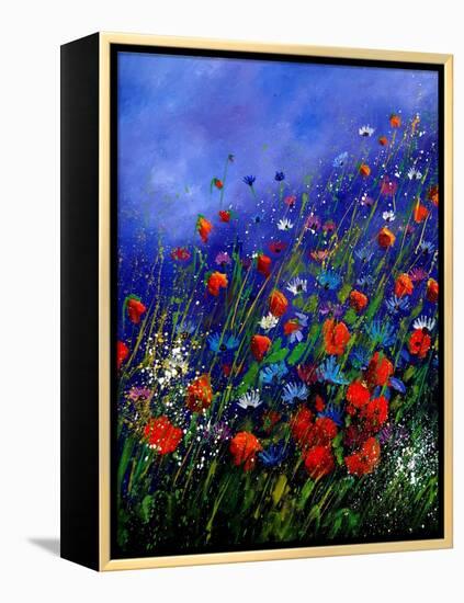 Wild Flowers 789070-Pol Ledent-Framed Stretched Canvas