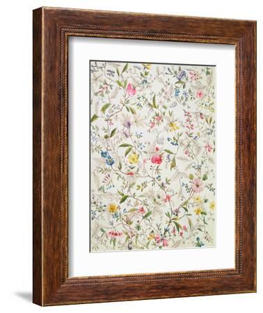 Wild Flowers Design for Silk Material, C.1790' Giclee Print - William  Kilburn | Art.com