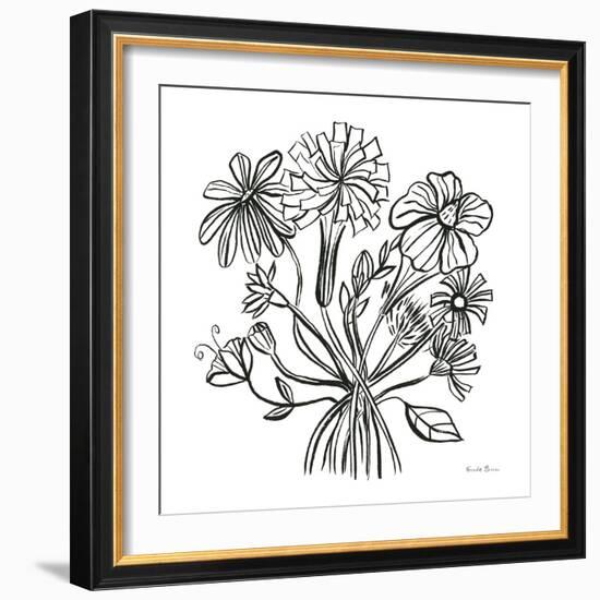 Wild Flowers Line II-Farida Zaman-Framed Art Print