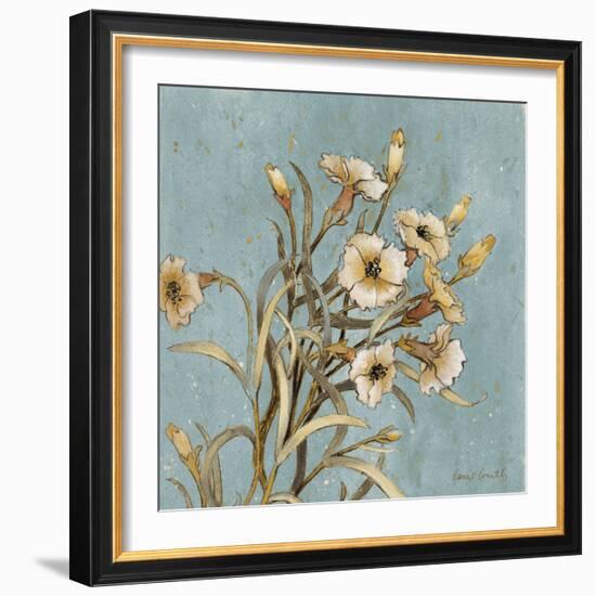 Wild Flowers on Blue I-Lanie Loreth-Framed Art Print