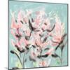 Wild Flowers on Teal-Ann Marie Coolick-Mounted Art Print