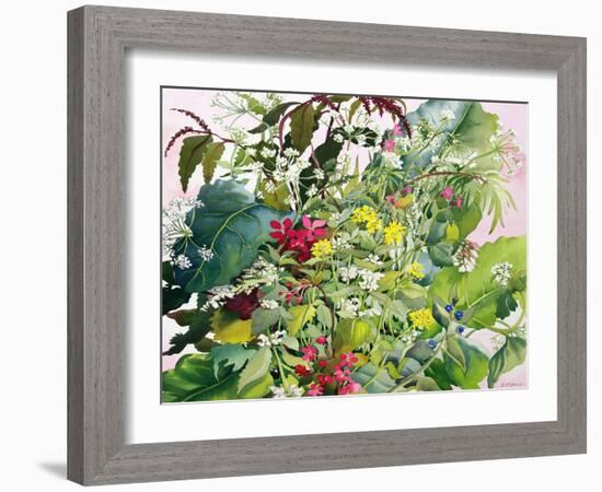 Wild Flowers with Comfrey and Campion-Christopher Ryland-Framed Giclee Print