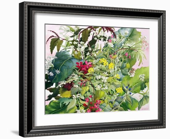 Wild Flowers with Comfrey and Campion-Christopher Ryland-Framed Giclee Print