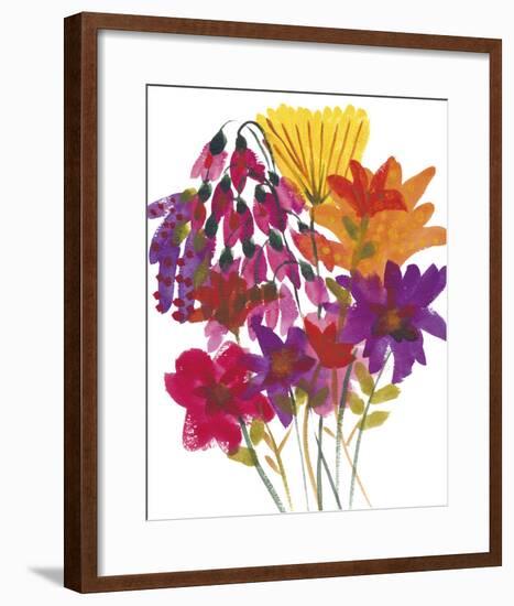 Wild Flowers-Kim Johnson-Framed Giclee Print