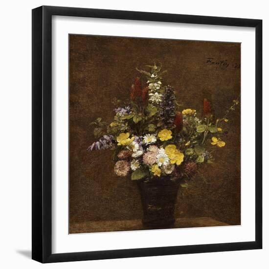 Wild Flowers-Henri Fantin-Latour-Framed Giclee Print