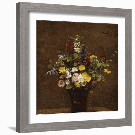 Wild Flowers-Henri Fantin-Latour-Framed Giclee Print