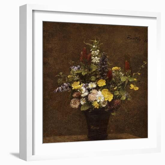 Wild Flowers-Henri Fantin-Latour-Framed Giclee Print