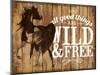 Wild & Free-null-Mounted Giclee Print