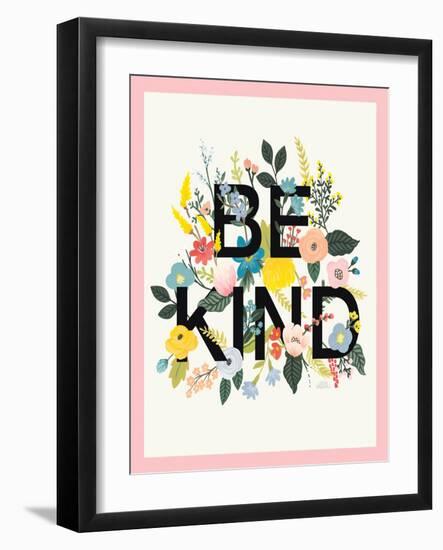 Wild Garden I Be Kind CP Crop-Laura Marshall-Framed Art Print