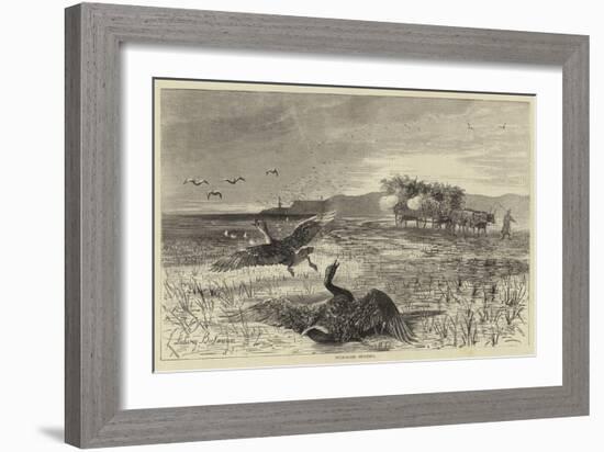 Wild-Goose Shooting-null-Framed Giclee Print