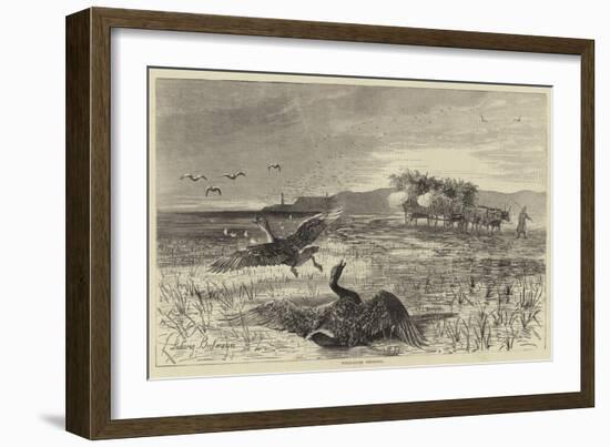 Wild-Goose Shooting-null-Framed Giclee Print