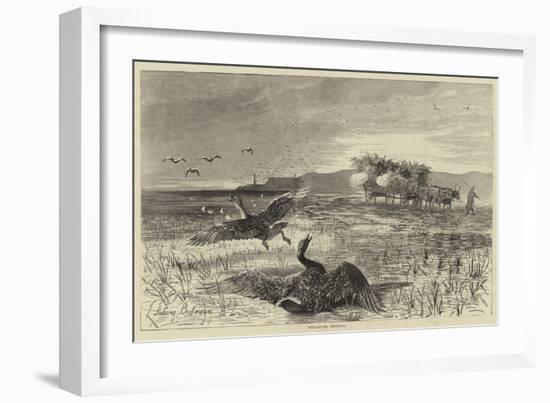 Wild-Goose Shooting-null-Framed Giclee Print