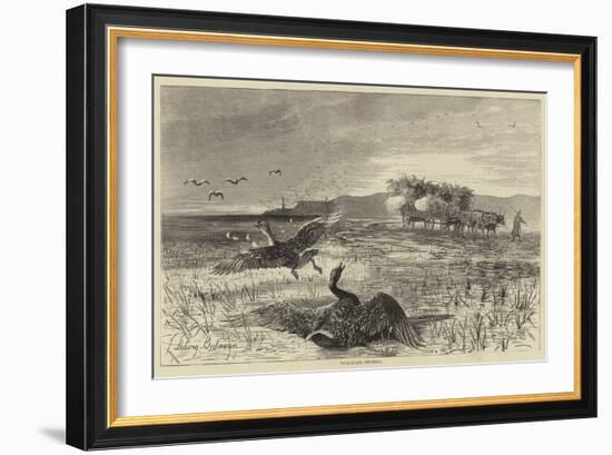 Wild-Goose Shooting-null-Framed Giclee Print