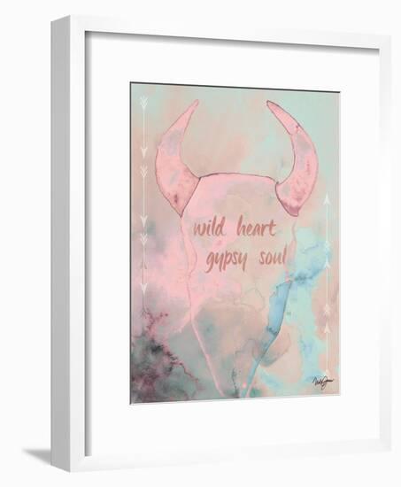 Wild Heart Gypsy Soul-Kat Papa-Framed Art Print