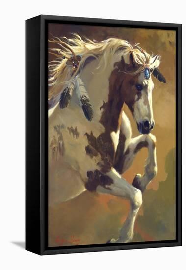 Wild Heart-Carolyne Hawley-Framed Stretched Canvas