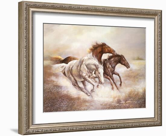 Wild Horses I-Ruane Manning-Framed Art Print