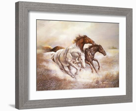 Wild Horses I-Ruane Manning-Framed Art Print