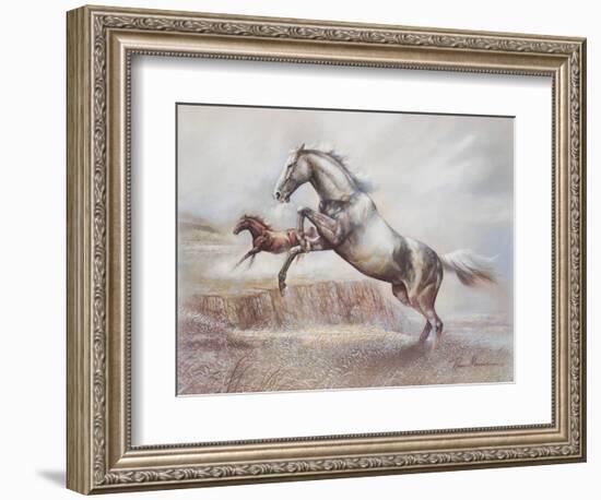 Wild Horses II-Ruane Manning-Framed Art Print