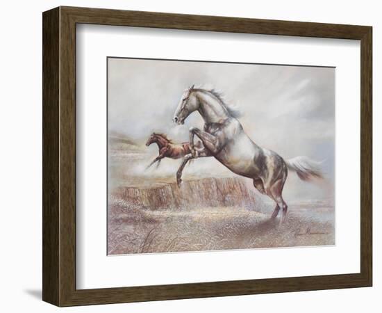 Wild Horses II-Ruane Manning-Framed Art Print