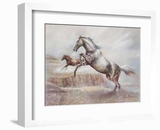 Wild Horses II-Ruane Manning-Framed Art Print