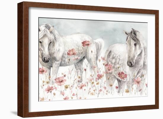 Wild Horses III-Lisa Audit-Framed Art Print