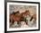 Wild Horses Running Through Desert, CA-Inga Spence-Framed Photographic Print