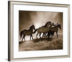 Wild Horses-Lisa Dearing-Framed Art Print