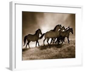 Wild Horses-Lisa Dearing-Framed Art Print
