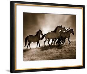 Wild Horses-Lisa Dearing-Framed Art Print