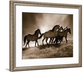 Wild Horses-Lisa Dearing-Framed Art Print