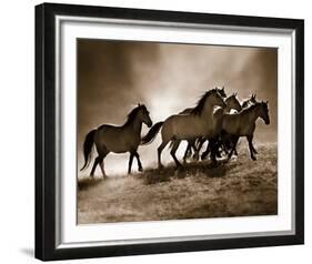 Wild Horses-Lisa Dearing-Framed Art Print