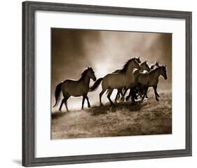 Wild Horses-Lisa Dearing-Framed Art Print