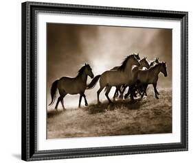 Wild Horses-Lisa Dearing-Framed Art Print