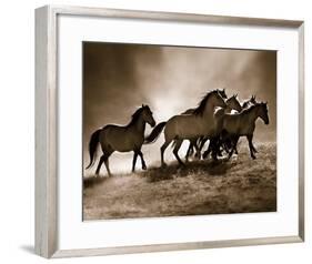Wild Horses-Lisa Dearing-Framed Art Print
