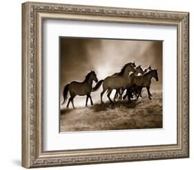 Wild Horses-Lisa Dearing-Framed Art Print