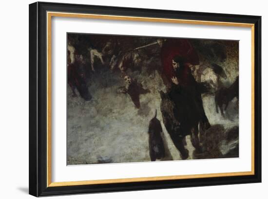 Wild Hunt, about 1889-Franz von Stuck-Framed Giclee Print