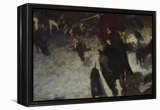 Wild Hunt, about 1889-Franz von Stuck-Framed Premier Image Canvas