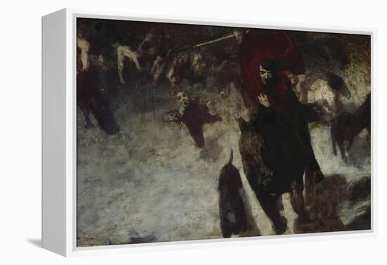 Wild Hunt, about 1889-Franz von Stuck-Framed Premier Image Canvas