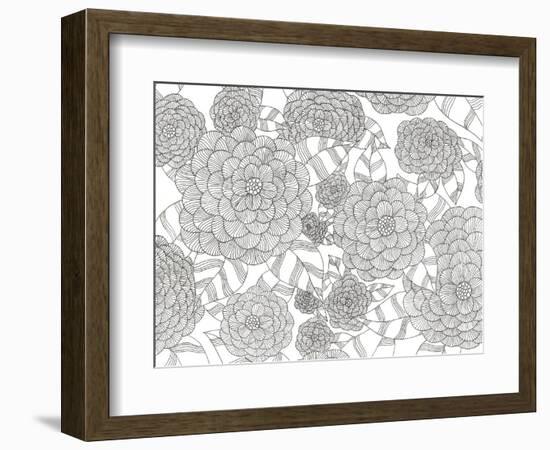 Wild Hydrangeas Less-Pam Varacek-Framed Premium Giclee Print