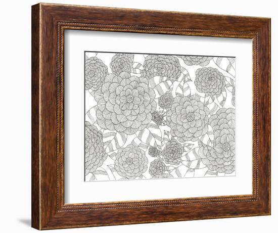 Wild Hydrangeas Less-Pam Varacek-Framed Premium Giclee Print