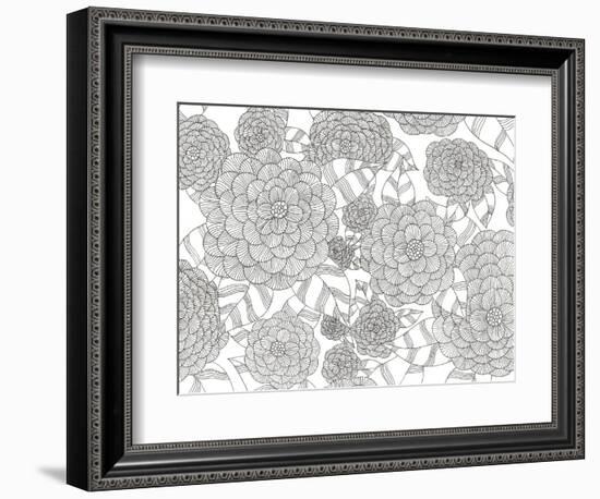 Wild Hydrangeas Less-Pam Varacek-Framed Premium Giclee Print