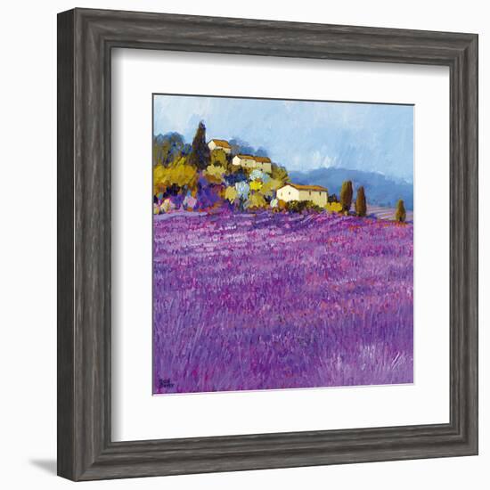 Wild Lavender, Provence-Hazel Barker-Framed Art Print