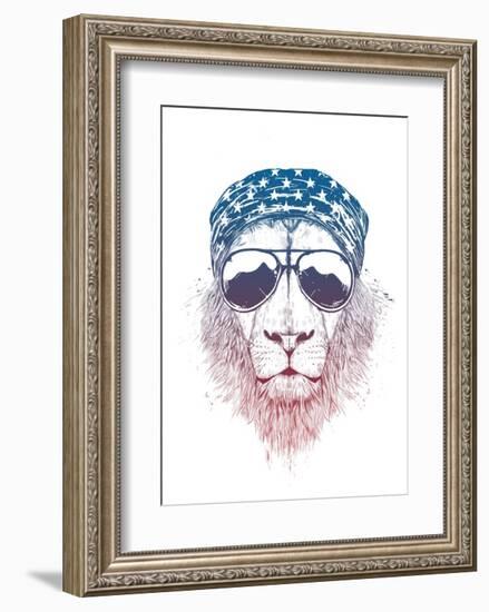 Wild Lion-Balazs Solti-Framed Art Print