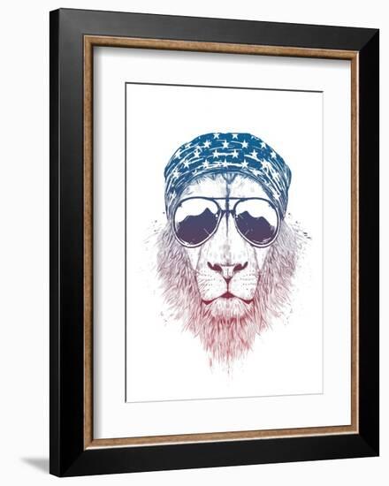 Wild Lion-Balazs Solti-Framed Art Print