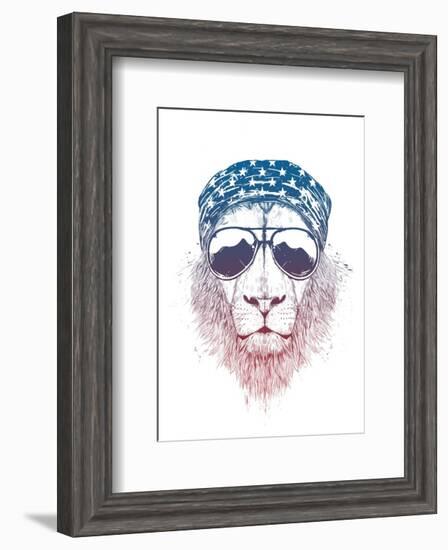 Wild Lion-Balazs Solti-Framed Premium Giclee Print